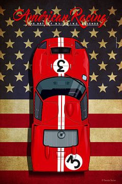 American Racing, Ford GT40 No.3 by Theodor Decker