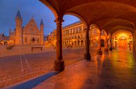 Binnenhof en Ridderzaal Den Haag in de Nacht van Rob Kints thumbnail