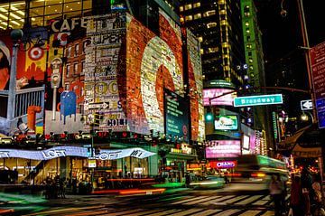 Broadway Lights New York City von Alex Hiemstra