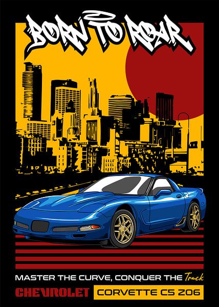 Chevrolet Corvette C5 Z06 Car par Adam Khabibi
