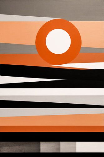 Abstracte zon in geometrische vormen
