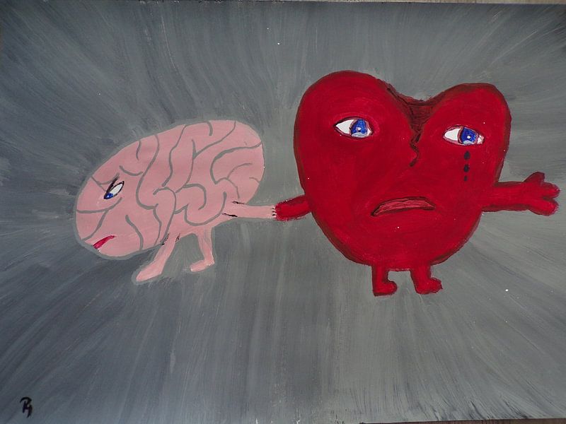 Heart and head by Pauline Hein