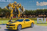 Bumblebee Transformer in front of the waxworks "Dreamland" in Foz do Iguacu, Brazi