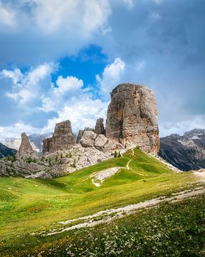 Cinque Torri-Gipfel in den Dolomiten, Cortina d''Ampezzo von Stefano Orazzini