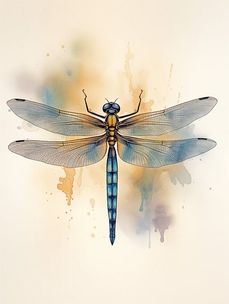 Libelle von Schwarzer Kaffee