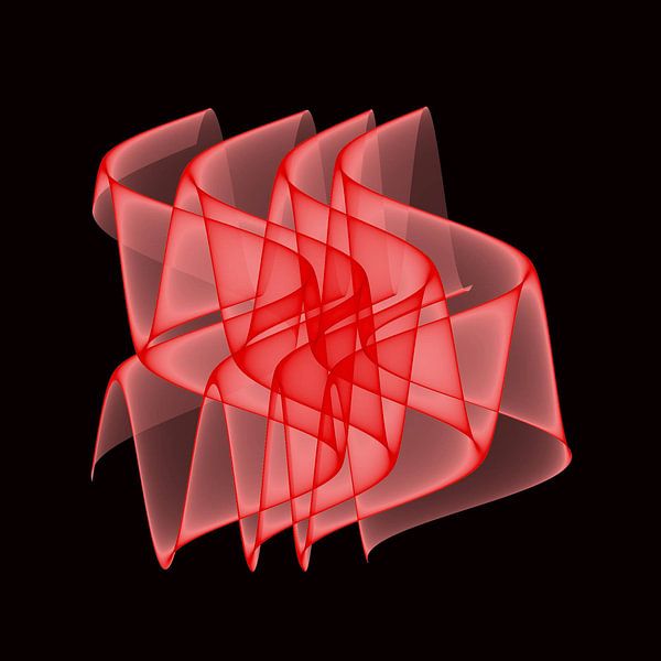 Red Waves by Henk Langerak
