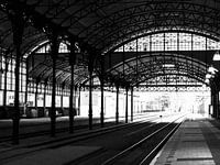 Verlassener Bahnhof in Den Haag