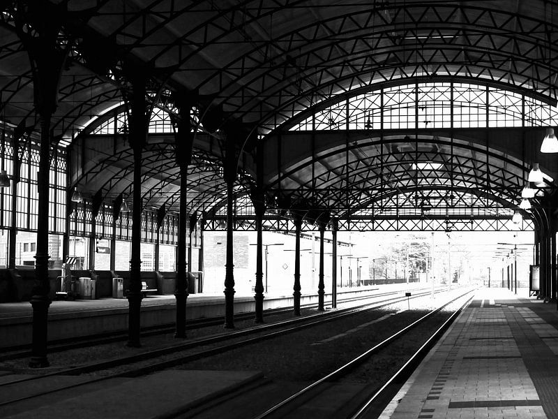 Abandoned train station in The Hague by Judith van Wijk