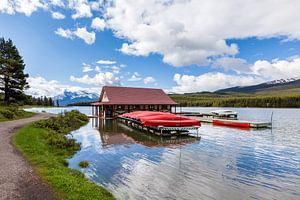 Maligne Lake, Jasper NP von Bart van Dinten