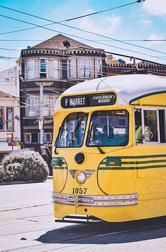 Historische tram in San Francisco, Amerika