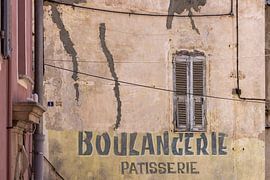 Old mural in the village of Corte in Haute Corse on the French island of Corsica by gaps photography