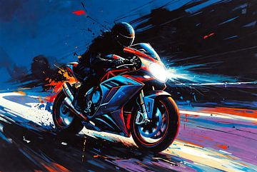 On a motorbike through the night VIII by DeVerviersBelgium