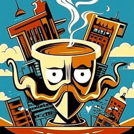 Mr Coffee | Wake Up and Smell the Coffee von Karina Brouwer