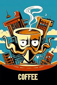 Mr Coffee | Wake Up and Smell the Coffee von Karina Brouwer