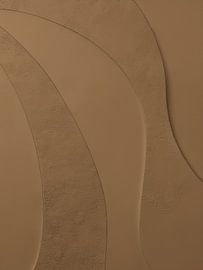 Relief art: Natural Clay (Flexa Wood Clay shades) by STUDIO ARTSY