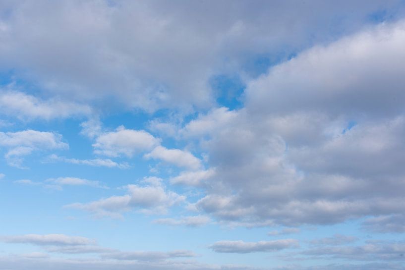Wolken über der Nordsee von Jan Pott