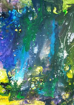 Green Fantasy by Rita Tielemans Kunst