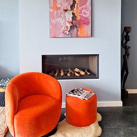 Photo de nos clients: Super coloré, moderne et abstrait par Studio Allee, sur ArtFrame