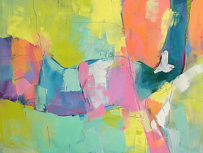Cheerful Colours Composition by Eye catching paintings