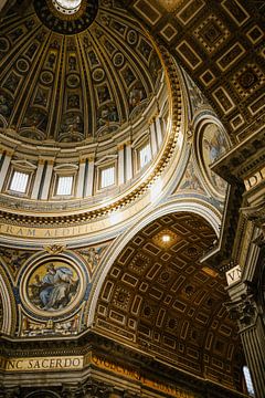 Inside St Peter's Basilica in the Vatican by MADK