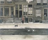 Der Kromboomsloot in Amsterdam, Willem Witsen von Meesterlijcke Meesters Miniaturansicht