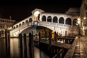 VENEDIG Rialtobrücke bei Nacht II