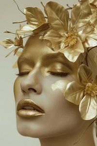 Frau aus Gold