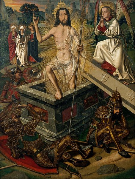 Résurrection, Bartolomé Bermejo par Des maîtres magistraux