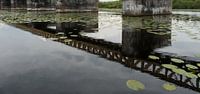 Spiegeling van de brug