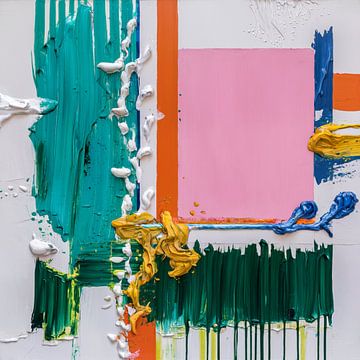 Bold Abstract Color Streaks 07