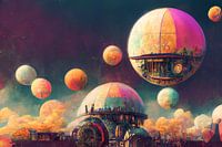 Fantaisie extraterrestre, rêves psychédéliques et plateformes volantes