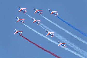 Patrouille Acrobatique de France in action. by Jaap van den Berg