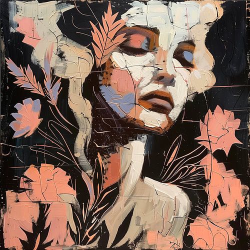 La tranquillité rêveuse des pensées florales