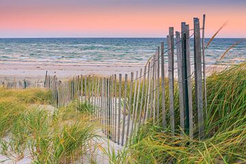 Zonsopkomst op het strand, Cape Cod, Massachusetts van Henk Meijer Photography