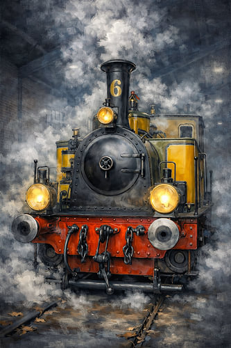Locomotive à vapeur n° 6 de la MBS
