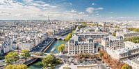 Blick von Notre Dame über Paris