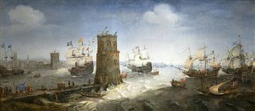 La prise de Damiate, Cornelis Claesz van Wieringen