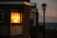 Zonsondergang op Urk