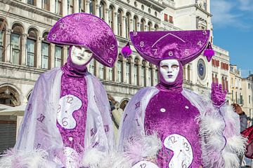 Venetië - Carnaval op het San Marcoplein van t.ART