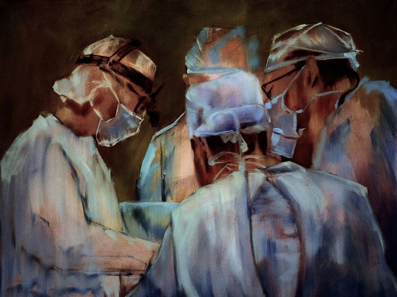 Peinture, 3 - Chirurgiens. par Alies werk