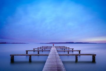 Jetée du lac Veere sur Francis Langenbick