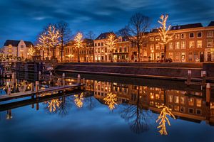 Blaue Stunde Gorinchem von Silvia Thiel