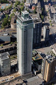 Aerial photo Rotterdam Zalmhaventoren by Roel Dijkstra