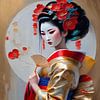 Geisha de blik van Jolique Arte