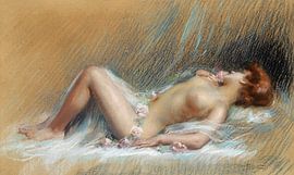 Delphin Enjolras,Lying naked
