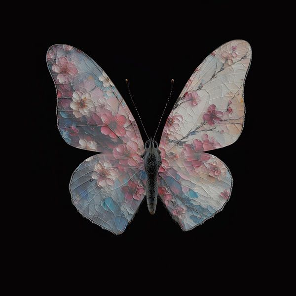 Butterfly Blossom by FoXo Art