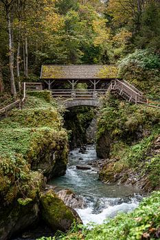 Woeste waterstroom Oostenrijk