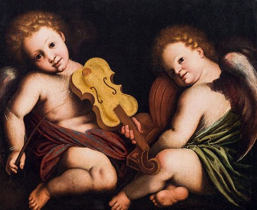 musicerende engeltjes, ca 1500