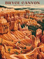 Majestätischer Bryce Canyon Kunstdruck