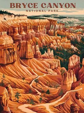 Majestätischer Bryce Canyon Kunstdruck